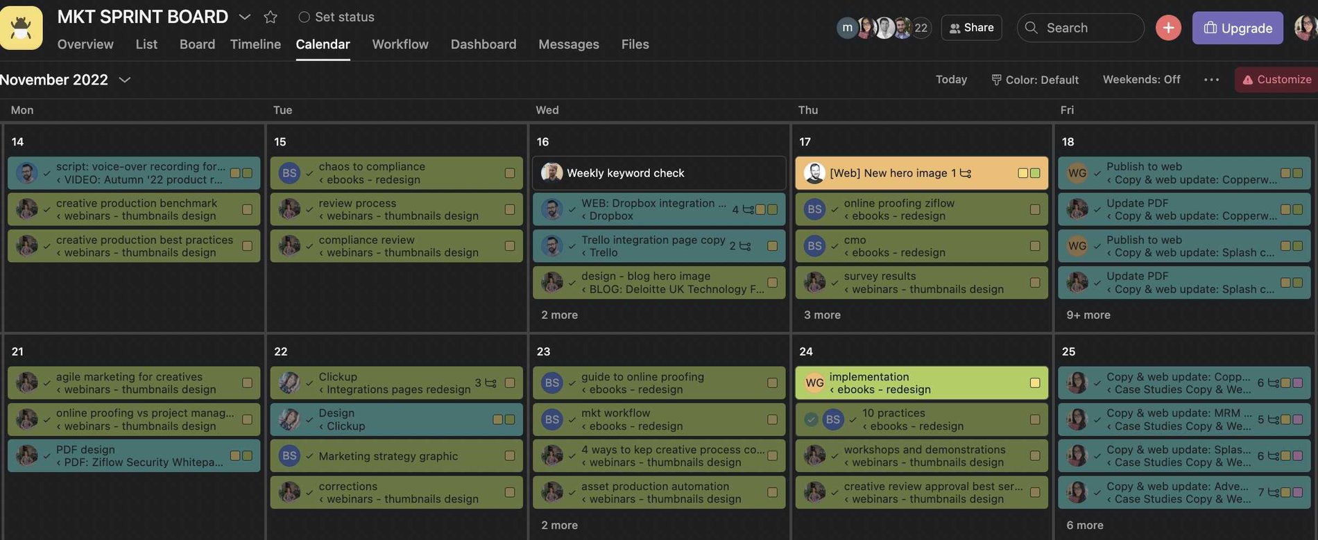 How our creative department manages the web design review process